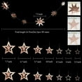 thumbnail image 2 of Cheerland Garland Twinkle Little Stars Decoration, Champagne Gold, 6.6 ft, 2 of 7