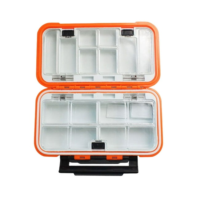 yingyy Tackle Box Portable Syurdy ABS Carp Fishing Baits Boxes Multifunctional Storage Case Professional BaitContainer M Orange