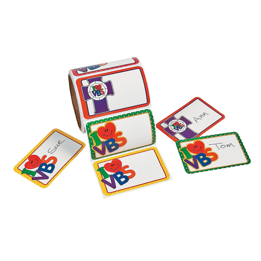 i love vbs nametags stationery 1 piece walmartcom walmartcom