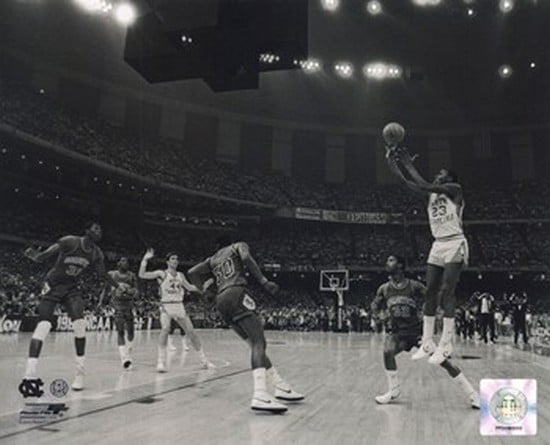 Tar Heels Unc Georgetown 1982 1982 NCAA CHAMPIONSHIP NORTH