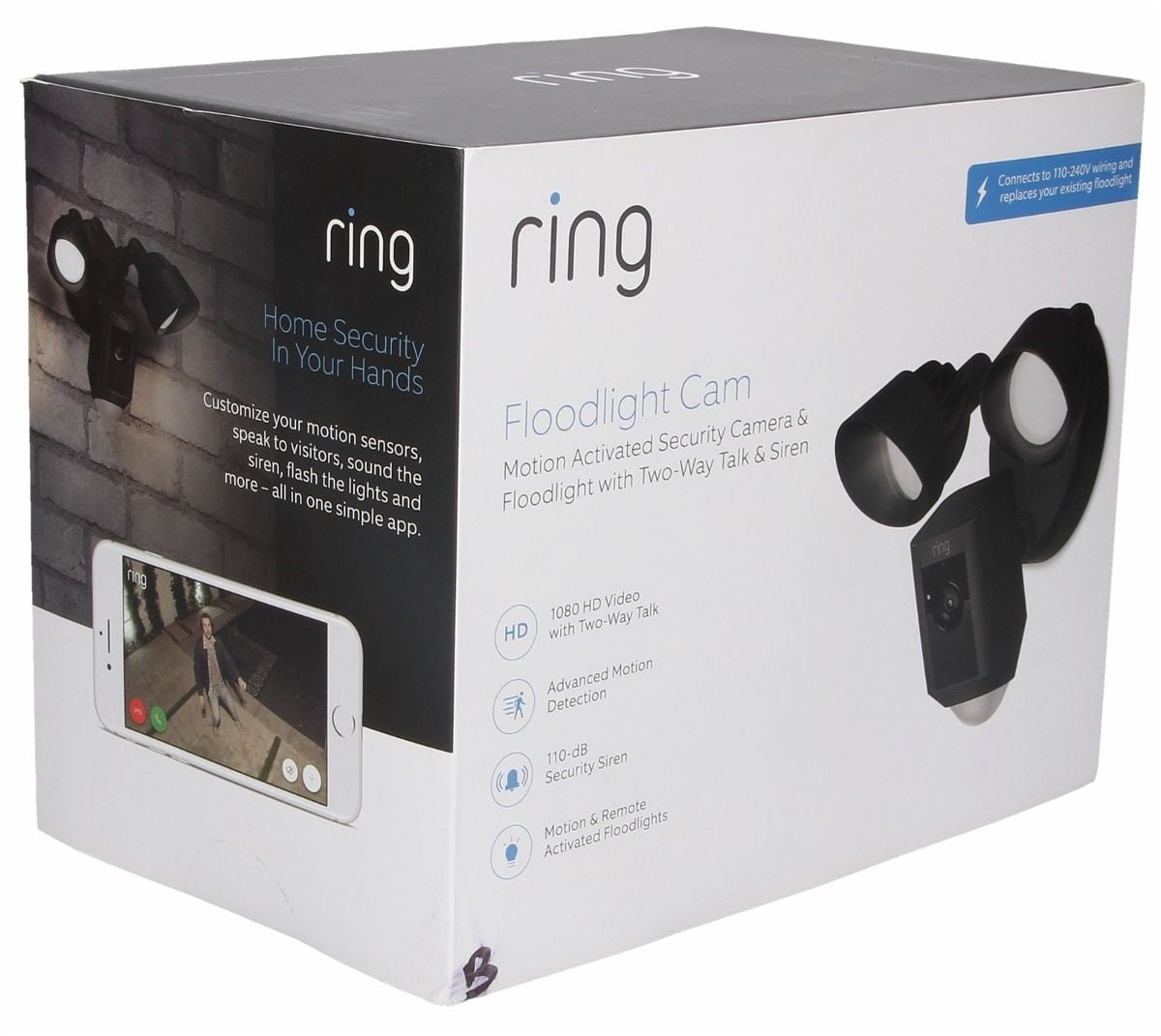 black ring floodlight cam