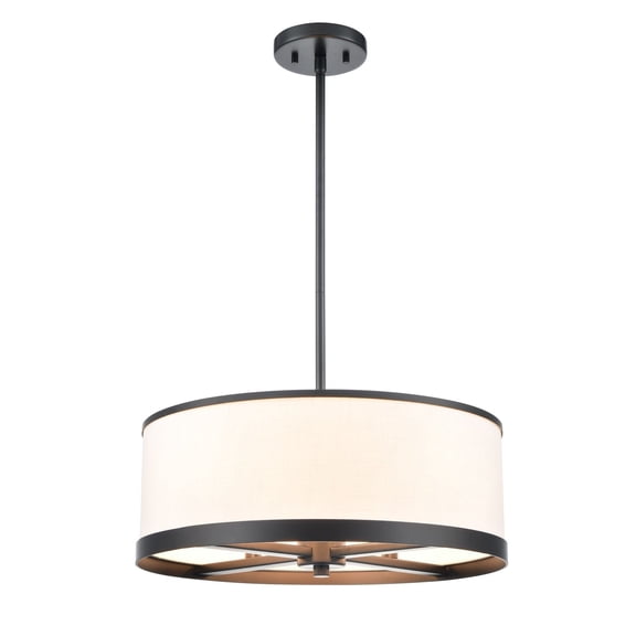 AC12162BK-Artcraft Lighting-High Street - 4 Light Chandelier-7.22 Inch Tall and 18 Inch Wide