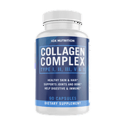 Premium Collagen Pills Formula Advanced Collagen Formula 5 Types of Hydrolyzed Collagen Protein Blend for Anti-Agining, Hair, Skin, Nails and Joints (Types I, II, III, V & X)