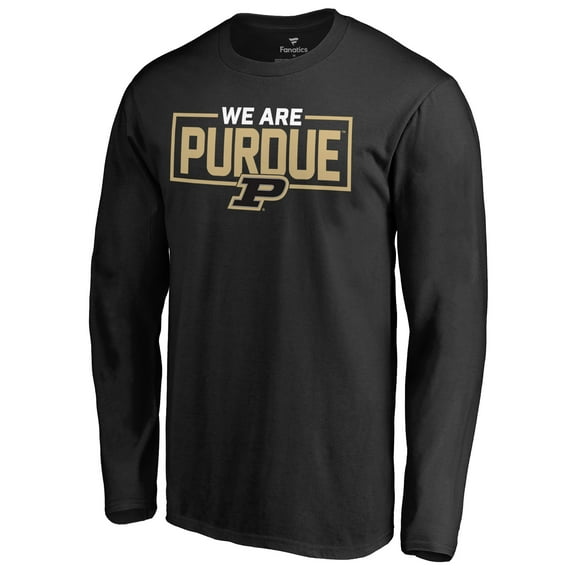 Men's Black Purdue Boilermakers We Are Icon Long Sleeve T-Shirt
