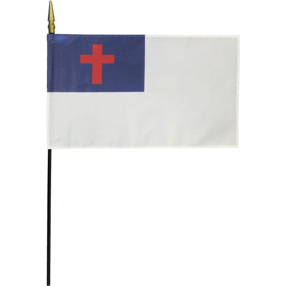 Christian - 8"X12" Stick Flag