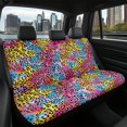 thumbnail image 5 of Psesaysky Colorful Leopard Print, Non-Slip Replacement Seat Protectors Set of 2 Waterproof All Weather Car Back Seat Cover for Auto Car Interior, 5 of 5
