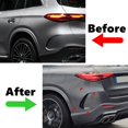thumbnail image 3 of Car Rear Bumper Splitter Lip Body Kit Spoiler Air Vent Cover Sticker For Mercedes-Benz GLC-Class X254 AMG Line 2023-2024, 3 of 7