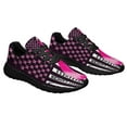 thumbnail image 6 of BreaStCancer Awareness Shoes Sneakers Black Size 3.5, 6 of 7