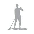 thumbnail image 1 of Paddleboarding Sticker Decal Die Cut - Self Adhesive Vinyl - Weatherproof - Made in USA - Many Color and Sizes - surf paddle board, 1 of 6
