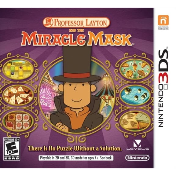 Juego Nintendo Professor Layton Máscara Milagrosa 3DS