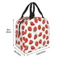 thumbnail image 2 of Rocae Strawberries for Insulated Lunch Bag for Women Men,Large Lunch Box for Work School Picnic Hiking Daytrip, 2 of 5