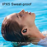 TWS bluetooth Earbuds, IPX5 Waterproof Sport Wireless Headphone with Charging Case