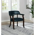 thumbnail image 2 of Coaster Office Chair with Nailhead Trim Blue-Color:Blue,Style:Modern, 2 of 5