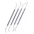 thumbnail image 4 of Double Ended Steel Pick Set with Grooved Grip Metal Working Pottery Craft Tools, 4 of 8
