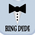 thumbnail image 4 of Inktastic Ring Dude Ringbearer Bridal Party Wedding Boys Baby Bib, 4 of 4