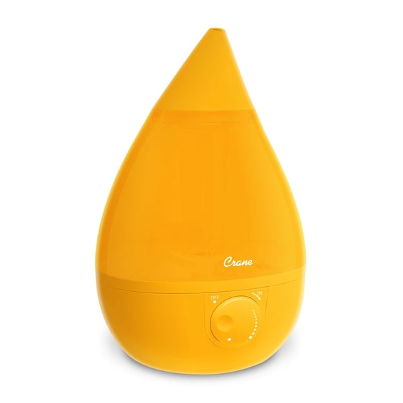 Humidificador ultrasónico Cool Mist de 3,8 litros para dormitorio, color naranja