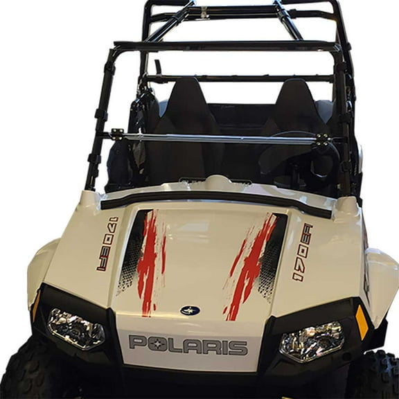 Clearly Tough Polaris RZR 170 Full Folding Windshield - SCRATCH RESISTANT - The Ultimate in Side By Side Versatility! Premium Polycabonate w/Scratch Resistant Hard Coat. Made in America!