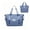 Blue(No Slash Pockets), variant on Expandable Travel Bag with Shoulder Strap for Men Women,3 Slash Pockets Airline Approved Personal Item Bag 18x14x8,Gym Bag with Wet Pocket,Underseat Foldable Duffel Bag Weekender Bag(Black)