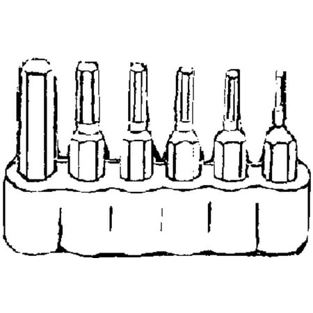 

Mayhew Bestway Tools Best Way Tools 6-Piece Hex Metric Insert Screwdriver Bit Set