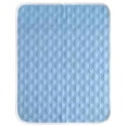 thumbnail image 2 of Pet Cooling Mat for Dogs and Cats, Semi-Gloss Polyester Diamond Quilted Cooling Mat for Dogs for Summer Heat Relief, Breathable Sleeping Mat Dog Bed (Sky Blue), 2 of 8