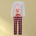 thumbnail image 5 of Disfraz Premium Pantalones de manga larga para la familia, traje diario a cuadros con estampado de alce informal (papá XL blanco) Kuymtek Blanco T XL para Unisex, 5 of 5