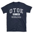 thumbnail image 1 of Otoe Nebraska Classic Established Men's Cotton T-Shirt, 1 of 1