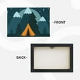 thumbnail image 4 of LNWH Wall Art Prints, Adventure Travel Tented Camp Pattern Canvas Painting for Living Room Bedroom Office Home Wall Decoration, 11.8x7.8 Inch, 4 of 8
