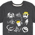 thumbnail image 3 of The Nightmare Before Christmas - Beach Crew Grid  - Toddler And Youth Short Sleeve Graphic T-Shirt, 3 of 5