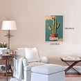 thumbnail image 6 of 12x18 inch Garden Wall Decor Potted Cactus Oil Paintings Canvas,Yard Garden Decor Accessories,Charm Potted Cactus Decorative Painting Prints,For Cactus Enthusiast Gifts,Cafes,Man Cave,Garden, 6 of 6
