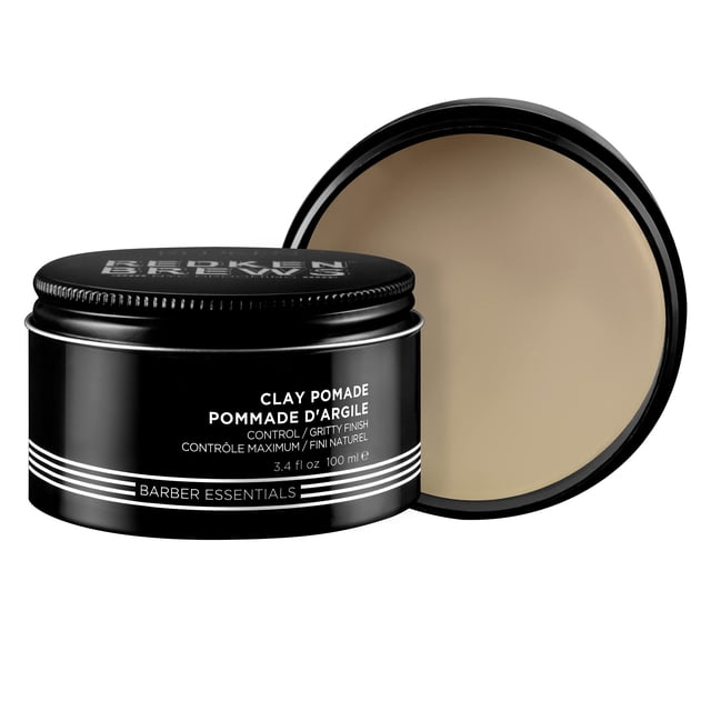 Clay Pomade Redken Brews High Hold, 100 ml, para cabello fino y mediano