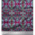 thumbnail image 1 of Soimoi Viscose Chiffon Fabric Swirls & Floral Artistic Decor Fabric Printed Yard 42 Inch Wide, 1 of 1