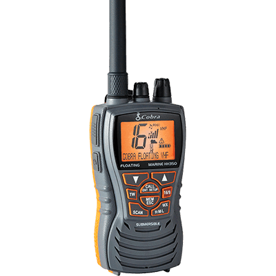 Cobra MR HH350 FLT VHF-HH, 6 Watt, Floats, Grey