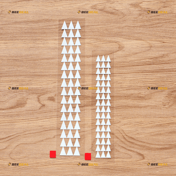 Hawaii Tribal 48 Arrows Hawaiian Vinyl Decal Sticker - 2 Pack White, 6 Inches, 8 Inches - No Background for Car Boat Laptop