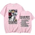 thumbnail image 1 of Taylor Swift The Eras Tour Fans Letter Printed T-shirt Short Sleeve Printed Tee Tops, 1 of 2