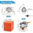 thumbnail image 2 of Adventure Ready, Portable Backpacking Stove Boasts High Energy Efficiency, Copper Construction Ensures Robust Performance, Ideal For Outdoor Cooking Enthusiasts Seeking Reliability And Flexibility, 2 of 5