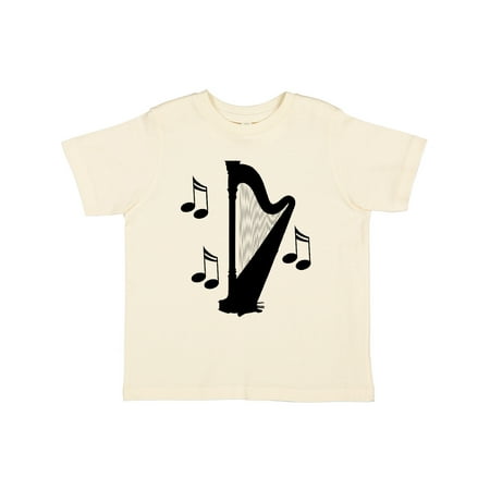 

Inktastic Harp Silhouette Music Gift Gift Toddler Boy or Toddler Girl T-Shirt