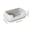 Gray, variant on Semi Enclosed High Side Cat Litter Box with Splash-Proof Design & Included Scoop – Spacious, Leakproof, Easy to Clean, Suitable for All Cat Litter Types