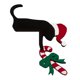 thumbnail image 3 of Puerta Navidad Marco para Adorno Fiesta (gato), 3 of 3