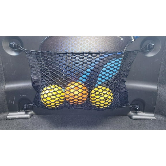 EACCESSORIES EA Trunk Organizer Cargo Net for Chevrolet CAMARO 2016-2023 – Envelope Style Cargo Net for Coupe, Convertible – Premium Mesh Car Trunk Organizer Vehicle Carrier Storage