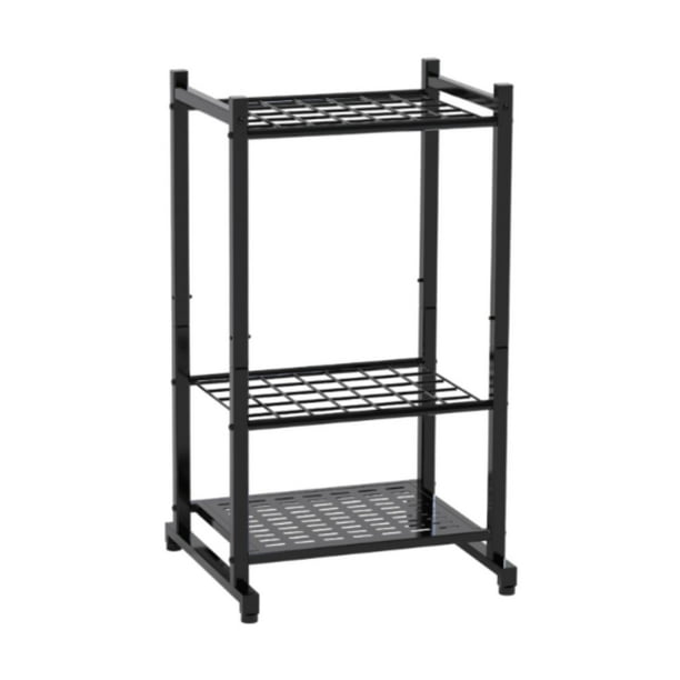 Organizador de herramientas de jardín estante de herramienta de metal de metal ajustable RAKES RAKER Hanger Garage Tool Storage Rack
