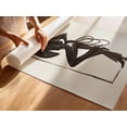 Affixzi Modern Western Cowgirl Lasso Silhouette Art Print | Rustic ...
