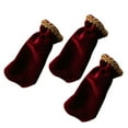 thumbnail image 6 of 3Pcs Piano Sustain Pedal Cover- 20cmx8cm- Pleuche Red, 6 of 8