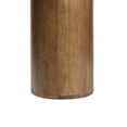 thumbnail image 6 of JONATHAN Y Milos 18" Rustic Minimalist Square Marble/Wood Accent Table, White Marble/Honey Wood, END5004B, 6 of 7