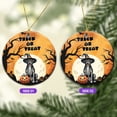 thumbnail image 2 of Trick or Treat Pitbull Needs Candy Happy Halloween Night Ceramic Round Ornament Terrier Dog Lover Home Tree Decor - 02020, 2 of 5