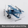 thumbnail image 3 of Bearachild Modelo De Simulación De Modelo De Avión Vintage Con Texturas Claras Salas De Estudio Mesas Y Bares Retro Decoración del hogar azul, 3 of 6