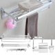 thumbnail image 5 of Juego de toallero, estante de almacenamiento montado en la pared de aluminio espacial, accesorios de baño, apariencia llamativa, 5 of 8