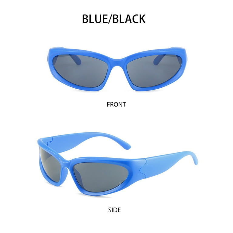 Fishing Running Mirrored Sun Glasses UV Protection Big Frame for