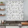 thumbnail image 5 of Farmhouse Flowers Sheer Curtains 63 Inches Long, Pastoral Vintage Leaf Spring Summer Light Filering Curtains, Breathable Simi Curtain Privacy Drapes for Living Room Bedroom Window Treatment, 5 of 9