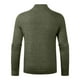 thumbnail image 4 of Suéter informal de manga larga con cuello alto y cremallera para hombre Pompotops  oipoqjl39510, 4 of 5