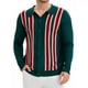 thumbnail image 1 of Camisas de polo de punto de manga larga con botones para hombres XL verdes, 1 of 6